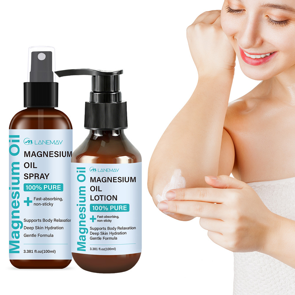 Bath Salts Magnesium - Set Semprotan & Losion Minyak Magnesium