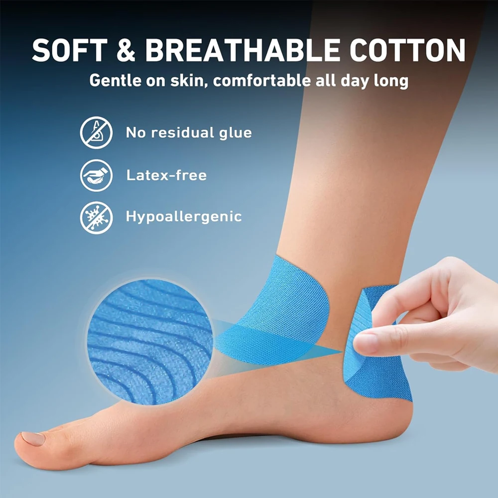 【20-Pack Precut Ankle Kinesiol - Sports Taping Precut ulasan dan harga