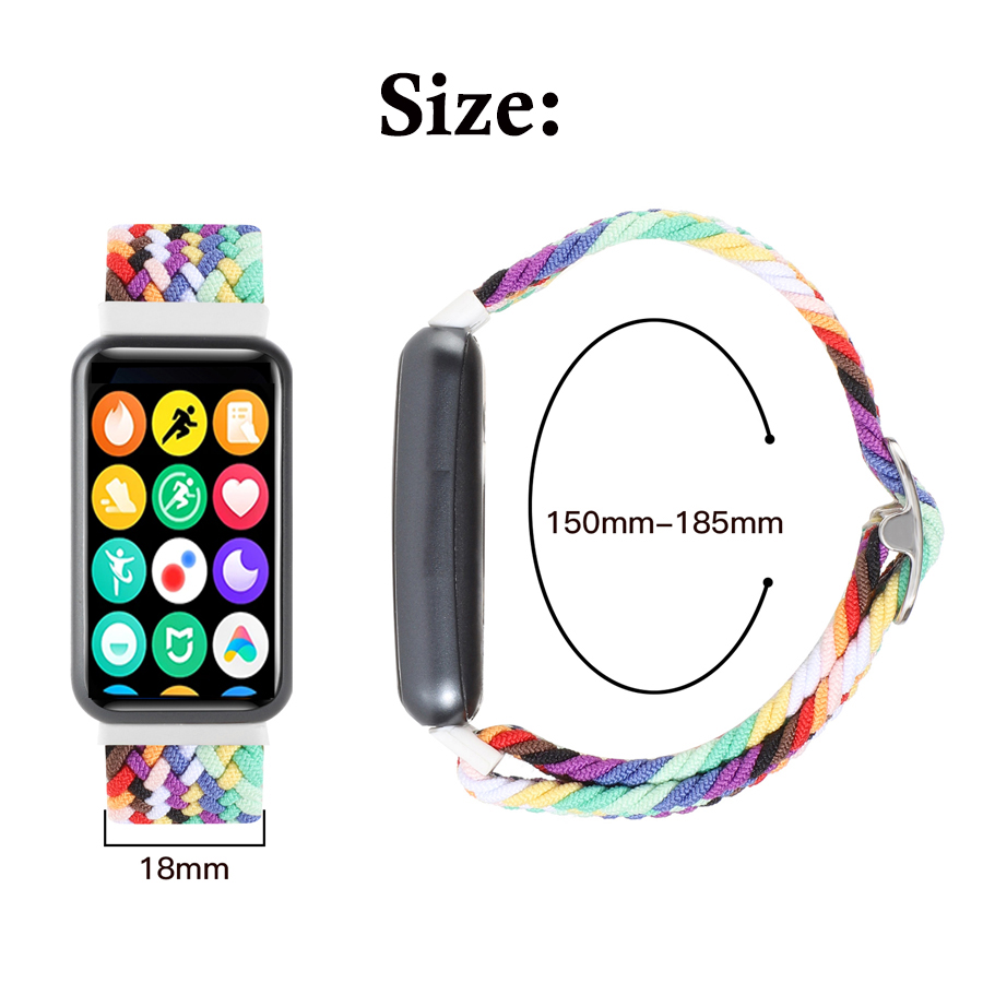 Tali Nilon Kepang untuk Xiaomi - Health Wellness Bracelet ulasan dan harga
