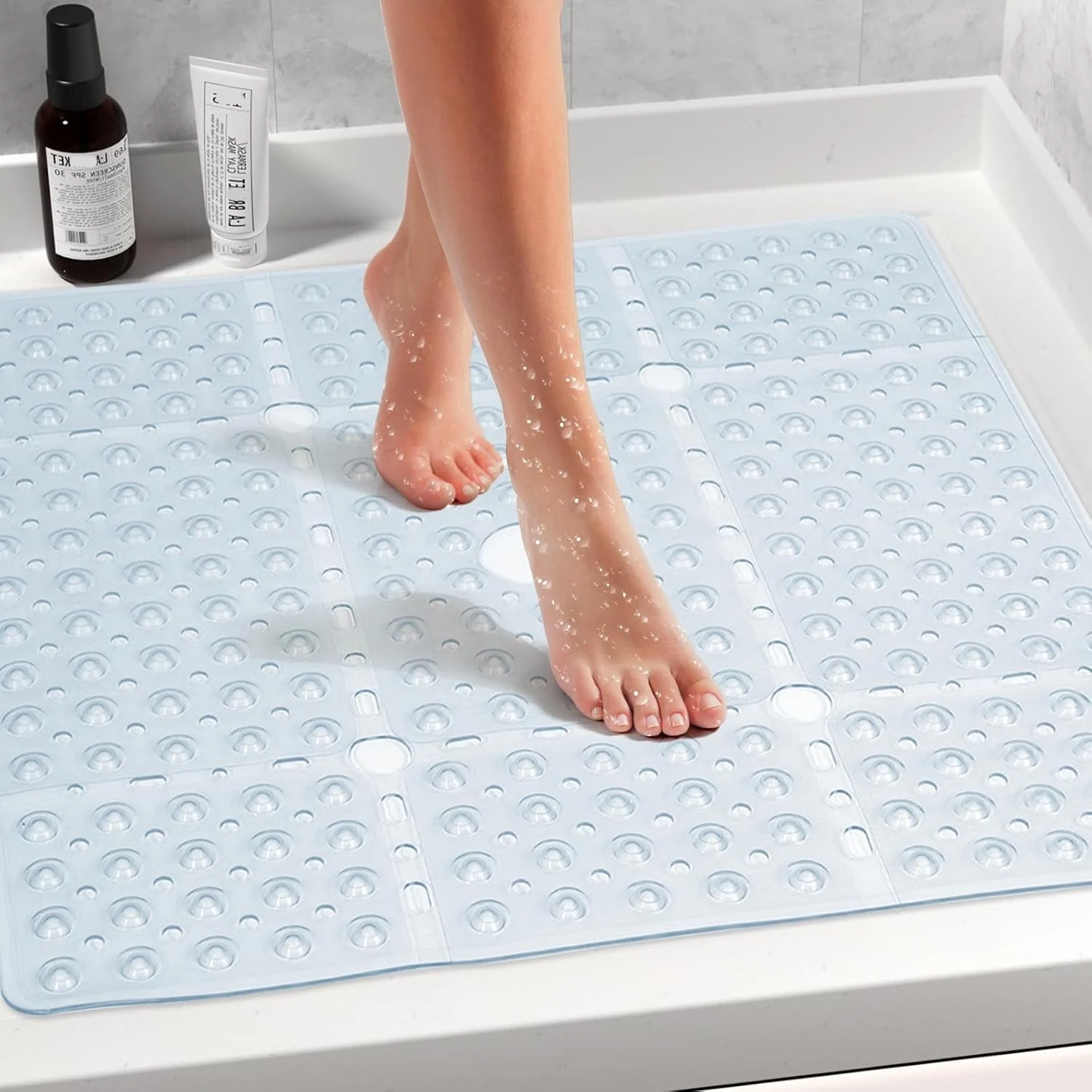 Alas Mandi Persegi, 69x69cm Ek - Bamboo Bath Mat ulasan dan harga